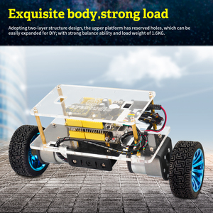 Beste Qualität APP Control BT Modul Selbst ausgleichendes Roboterauto-Kit für Arduino