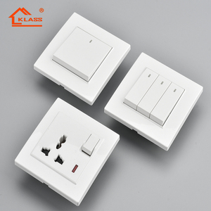 Best Seller uso domestico elettrico Wal interruttore della luce spine e prese interruttori a pulsante e prese