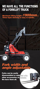 Fully <strong>Automatic</strong> Off-Road Stand-On Hydraulic Forklift Electric Warehouse Logistics Lifting <strong>Loading</strong>/<strong>Unloading</strong> System