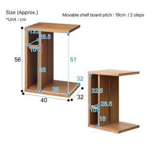 厂家定制多功能乡村仿古木质小U形客厅咖啡桌 - Product Image 4