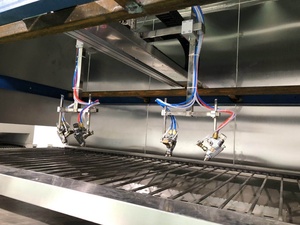 Spruzzatrice automatica per lampade e lanterne macchina per spruzzare vernice Mini linea Spray - Product Image 2