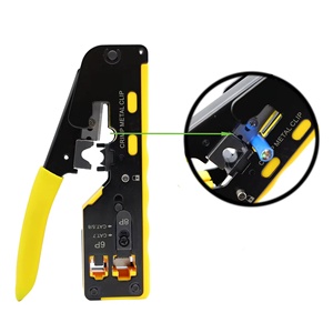 ร้อนมัลติฟังก์ชั่ 6P 8P สายไฟ Crimper Stripper เครื่องตัดคีมเครือข่าย Cat5e Cat6 Cat7 rj45 ผ่าน EZ CRIMPING เครื่องมือ - Product Image 2