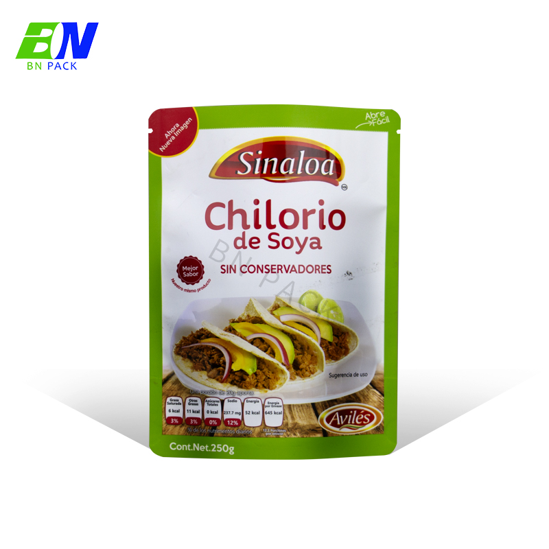 Customized Size Vacuum Plastic Bag For Meet Food Packaging High Barrier Material