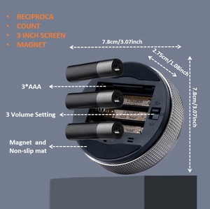 Timer da cucina digitale rotante Timer da conto alla rovescia magnetico ampio Display Timer regolabile Volume facile per anziani bambini - Product Image 6