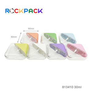 30毫升彩色可再填充方形空迷你口袋塑料香水扩散器瓶 - Product Image 3