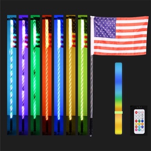 Pairs Remote Control Safety Mining Buggy Whip 3/4/5/6 Feet <strong>Led</strong> Whip Antennas Flag Light ATV Offroad <strong>Led</strong> Light Bar 12V <strong>24</strong> Months