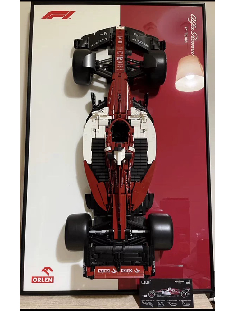cada alfa romeo f1-b model does not include building block car
