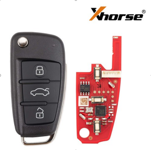 XKA620EN xhorse กุญแจอัจฉริยะสำหรับ Audi รุ่น2ND A6L อัพเกรดกุญแจรีโมทสากล XKA600EN 3ปุ่ม - Product Image 2