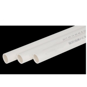 Fabrika fiyat 20mm elektrikli Pvc boru PVC sevk borusu dayanıklı PVC boru bina için elektrik plastik tüp - Product Image 3