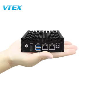 Kostenloses Logo Mini-Pc Doppel-Core 4-Core 4-Thread 8Gb Ddr3 lüfterloser Industrie-Kleincomputer Schreibtisch-Mini-Pc