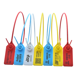 Bán buôn tùy chỉnh in ấn dùng một lần tự khóa Nhựa an ninh con dấu có thể điều chỉnh Con dấu nhựa Zip Tie tag - Product Image 1