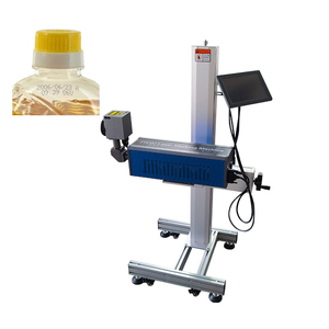 Laser beschriftung maschine Vin Code Chassis Nummer Flasche Wasser Datum Laser codier maschine