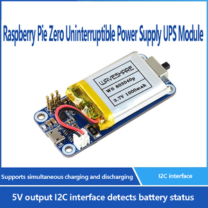 5V up modulo di alimentazione senza interruzioni Breakout HAT Starter Kit per RPI Raspberry Pi Zero 2 W WH 2 W scheda, batteria 1000mAh