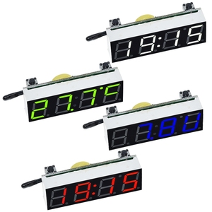 TZT 3 In 1 LED RX8025T orologio digitale modulo di tensione di temperatura fai da te tempo/termometro/voltmetro DC 5-30V per Arduino