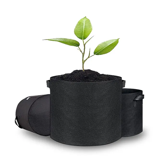 Giardinaggio Non tessuto semina Growbags piantina vivaio fioriera borsa vasi in tessuto feltro albero patata fungo pianta coltiva borse