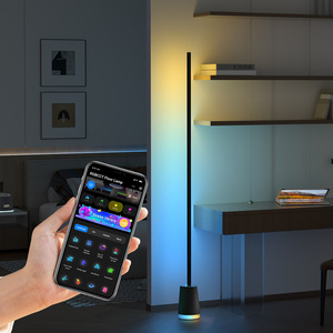 หลอดไฟ CL 1.65M RGB โคมไฟตั้งพื้นตกแต่งบ้านไฟล้อมรอบด้วยรีโมทคอนโทรล RF433โคมไฟยืน - Product Image 4