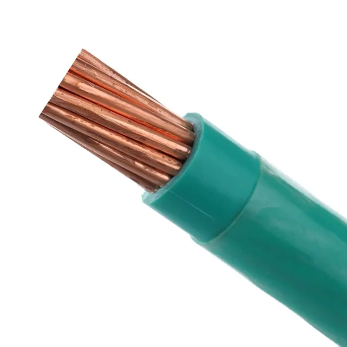 THHN cabo 2/0 AWG cabo de cobre elétrico conduzidor de construção 600V PVC Renda fio isolado de nylon 12 fios thhn elétrico