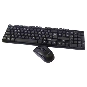 Combo de teclado y ratón con cable básico de Venta caliente Compatible con accesorios de computadora Windows Black - Product Image 2