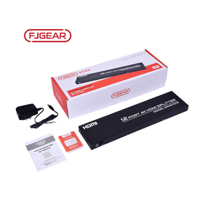 FJ-4K1012 Fjgear 12端口4k高清多媒体分路器1进12出高清多媒体版本1.4，带铁壳4K * 2k @ 25/30hz即插即用 - Product Image 3