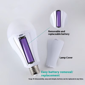 <span class=keywords><strong>LED</strong></span> khẩn cấp Bóng đèn Pin Kép khẩn cấp pin có thể tháo rời 3920 khẩn cấp bóng đèn E27 Bóng đèn sạc - Product Image 3