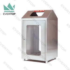 SD-17B şeffaf Panel atık ayırma kutuları şeffaf sıralama kutuları geri dönüşüm kutusu güvenlik uyumlu sınıflandırılmış LargeTrash Can - Product Image 3