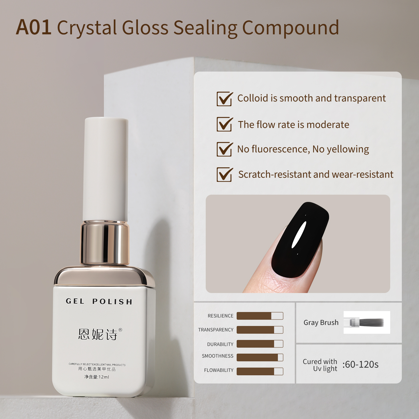 A01 Gel Top Coat Cristallo
