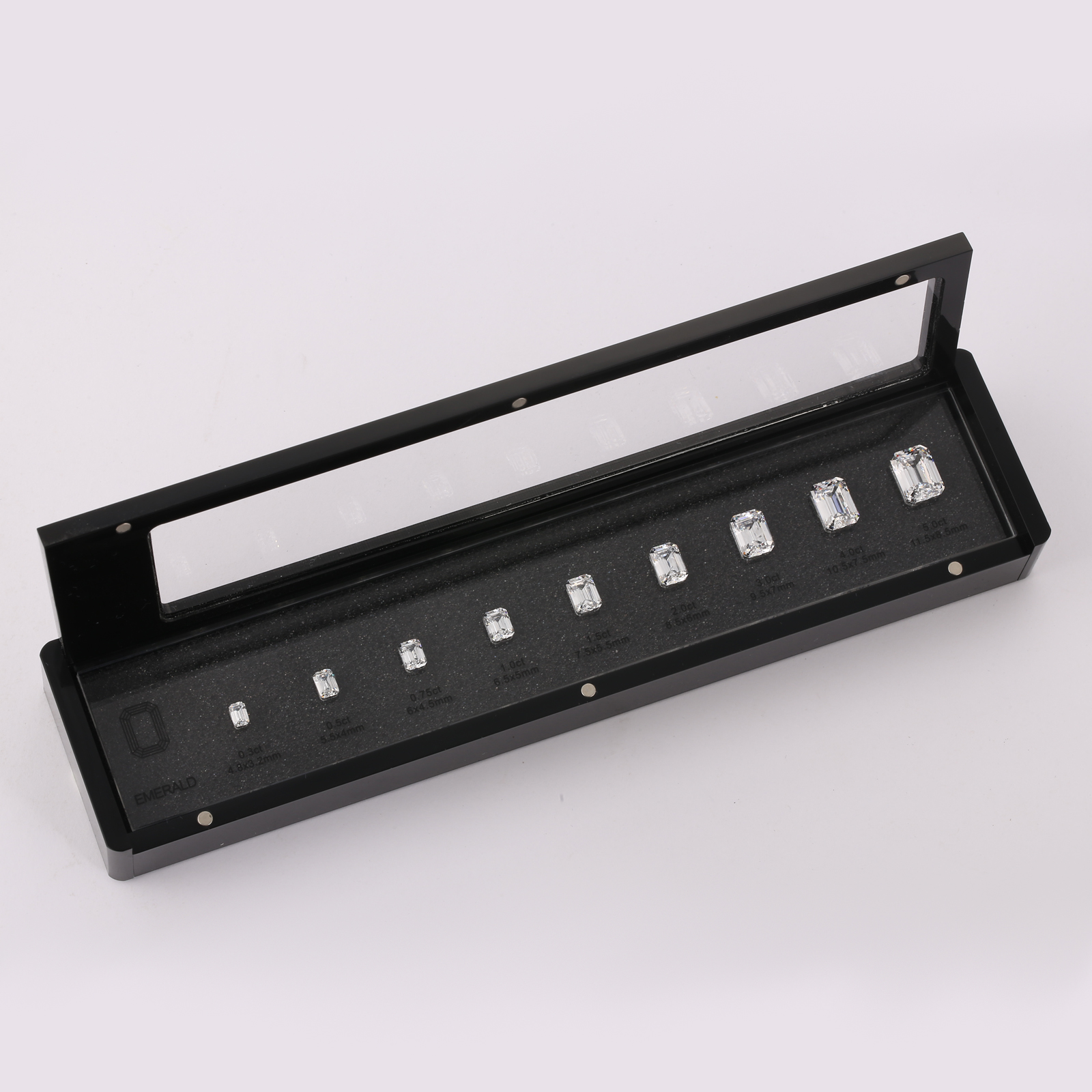 Ensembles de pierre de maître coupe émeraude