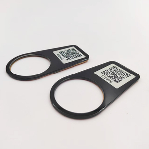Código QR personalizado Número de serie código de barras Número de serie PVC acrílico de alta calidad impermeable y resistente a los arañazos código QR
