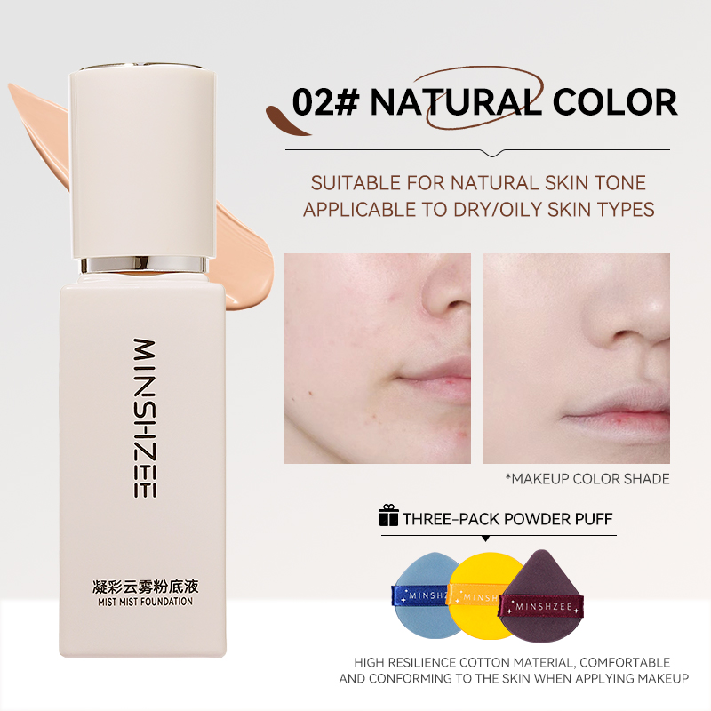 02 # Natural color+Powder Puff
