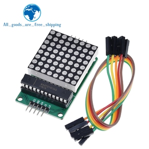 TZT 8x8 8x8 MAX7219 modulo matrice Led MCU modulo di controllo Display per Arduino 5V modulo di interfaccia catodo comune