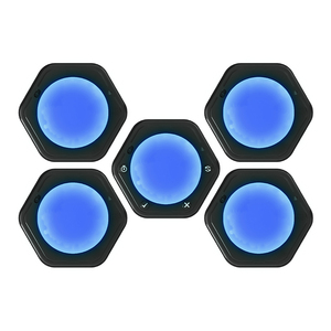 Sınıf eğitim öğrenme araçları için ses kablosuz Buzzer sistemi için oyun gösterisi 8 oyuncu sınav kase cevap Buzzer