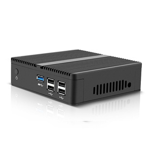 Rugged Fanless X86 Computadora de escritorio Embedded Industrial Mini PC J1900 Processor Box PC - Product Image 1