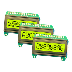 günstige werbeanzeige display leinwand jxd0801a stn gelB positiv lcd zeichen anzeige 8x1 lattice typ lcd-module led-hintergrundbeleuchtung - Product Image 6