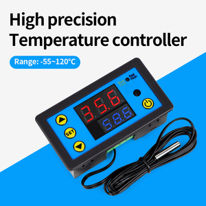 Controlador de temperatura de 1/2 ", termostato de distancia de control remoto de 15m, pantalla dual, alarma de temperatura - Product Image 2