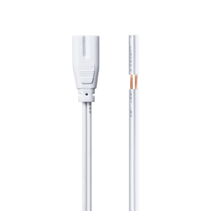 2-core 8-character 0.3 square 15cm Connection <strong>T5</strong> T8 LED Fluorescent Tube Power <strong>Cord</strong> 8.5mm Hole Spacing - Product Image 1