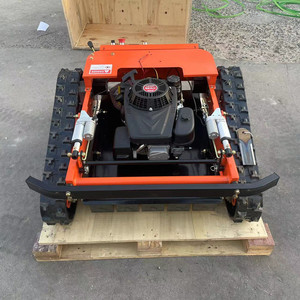 Tondeuse à gazon tout-terrain intelligente télécommandée approuvée CE EPA Tondeuse <span class=keywords><strong>robot</strong></span> industrielle sans fil à 4 temps Chenilles agricoles en caoutchouc - Product Image 6