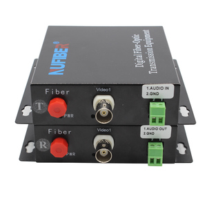 Transmisor y receptor de audio coaxial de fibra de vídeo, convertidor óptico ethernet, rs485 - Product Image 3
