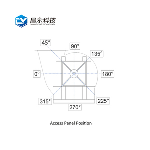 CBS独立式单入口离心风扇，带不锈钢后叶轮380V OEM可定制 - Product Image 5