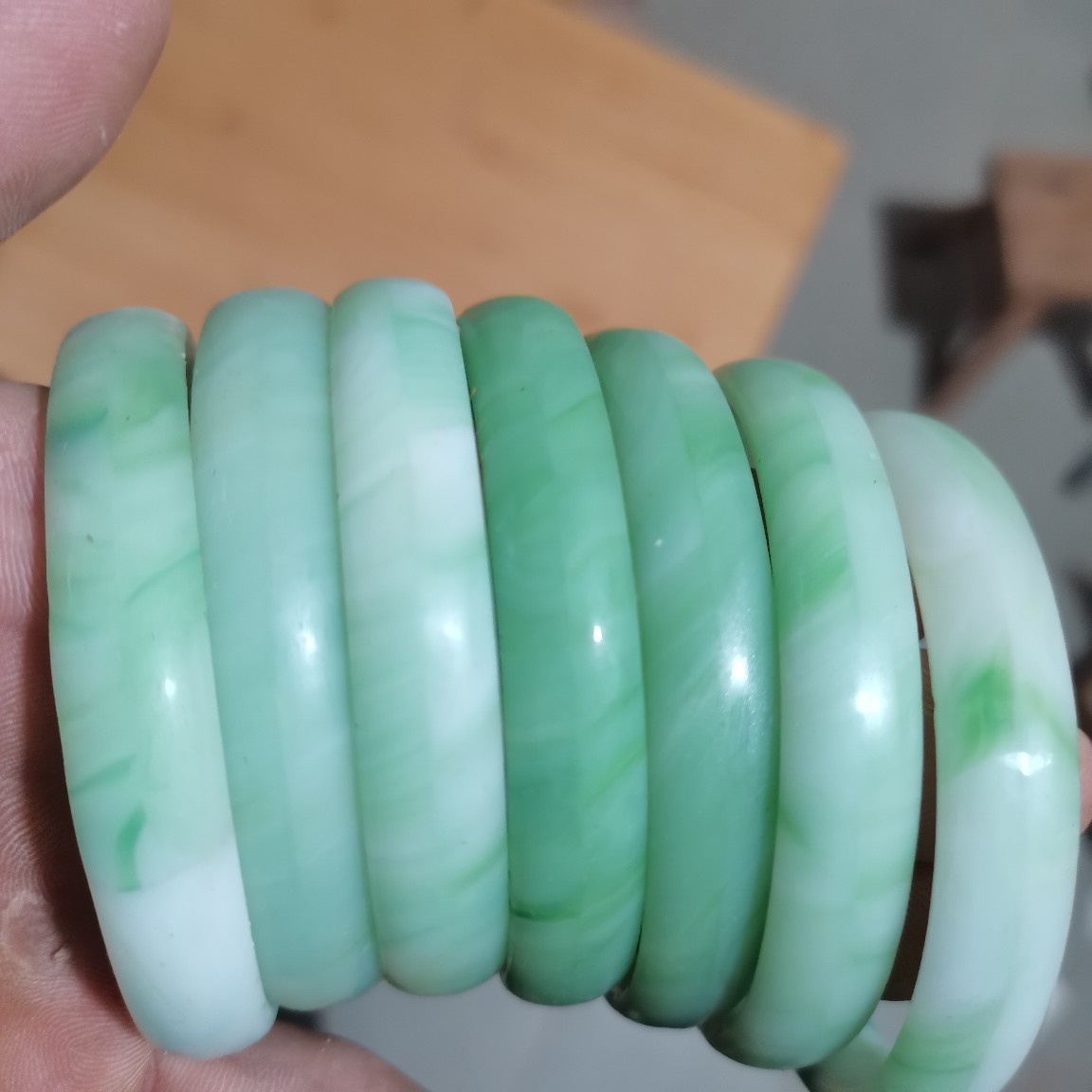 Jade antiguo blanco mezclado