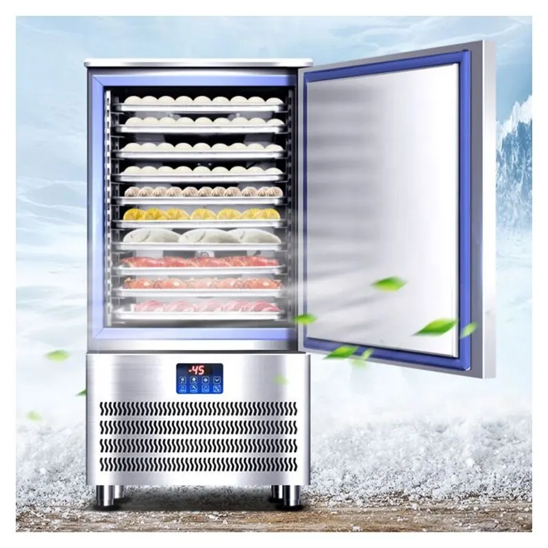 IQF-congelador de choque comercial, Enfriador de chorro individual, congelador de explosión de aire
