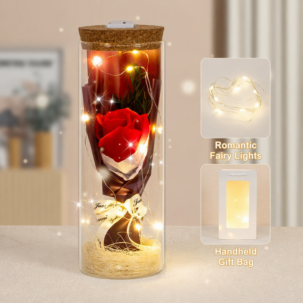 Wishing Bottle Rose Red Type A