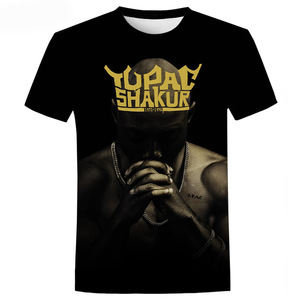 <strong>Rapper</strong> Tupac 2pac 3d Printed Shirt for Men Hip Hop T-shirt 3d Digital Printing Tshirt All Over Print Tees Graphic Custom T Shirt