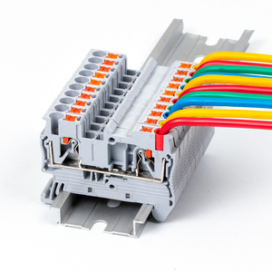 <strong>Push</strong> in <strong>Terminal</strong> <strong>Block</strong> PT2.5 Wire Connector Quick Wiring Combined <strong>Spring</strong> <strong>Terminal</strong> Din Rail <strong>Terminal</strong> <strong>Block</strong> - Product Image 5