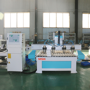 Enrutador de máquina de tallado de madera CNC de cabezales múltiples 1325, trabajo de cuerpo pesado sin problemas, cómodo de usar, procesamiento de múltiples piezas - Product Image 4