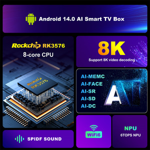 OEM Branding H96Max <strong>Android</strong> <strong>Network</strong> Set-Top Box RK3576 <strong>Android</strong> 14 Dual-Band Wi-Fi 6 Octa Core Processor 4K Resolution Ai - Product Image 3