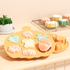 Thu Hoạch Lễ Hội Bí Ngô Silicone Bánh Trang Trí Khuôn-Sinh Thái Thân Thiện Tái Sử Dụng Chịu Nhiệt Nướng Công Cụ - Product Image 5