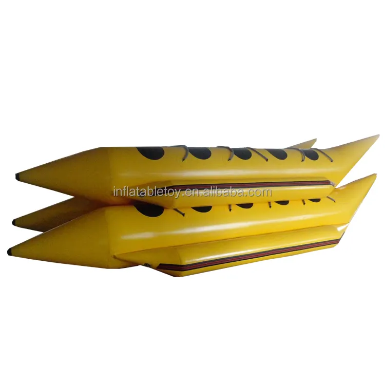 Di alta qualità gonfiabile acqua barca gioco barca di banana gonfiabile in pvc rimorchiabile di volo di pesce per la vendita