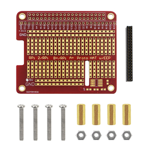 Raspberry Pi DIY Proto HAT Shield Erweiterungs platinen experiment mit roter GPIO-Platine für Raspberry Pi 4 Modell B/3B/3B