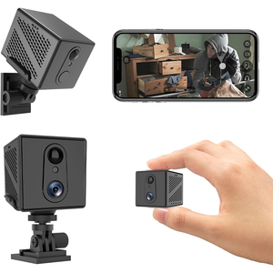 Cámara IP de visión nocturna WiFi de red de tamaño pequeño con grabación activada por movimiento PIR recargable Popular en línea - Product Image 1