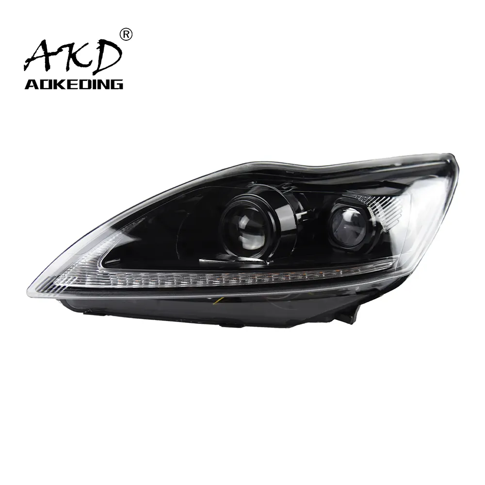 AKD Ford Focus için araba Styling farlar 2009-2011 odak 2 LED far dinamik sinyal Led Drl Hid Bi xenon oto aksesuarları